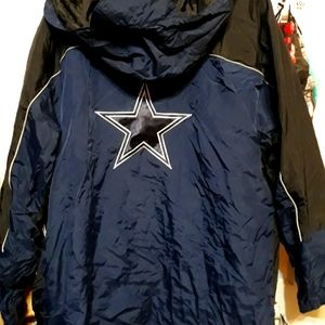 Dallas Cowboys Jacket large 3 in 1